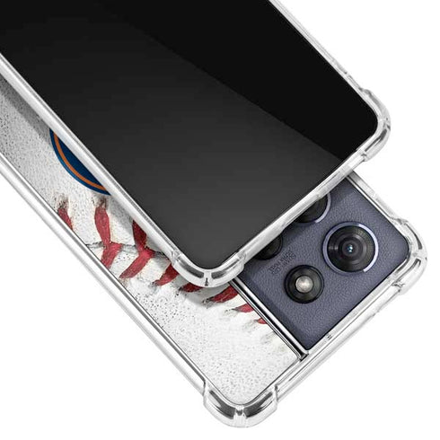 MLB Houston Astros Game Ball Moto G Play 5G (2025) Clear Case